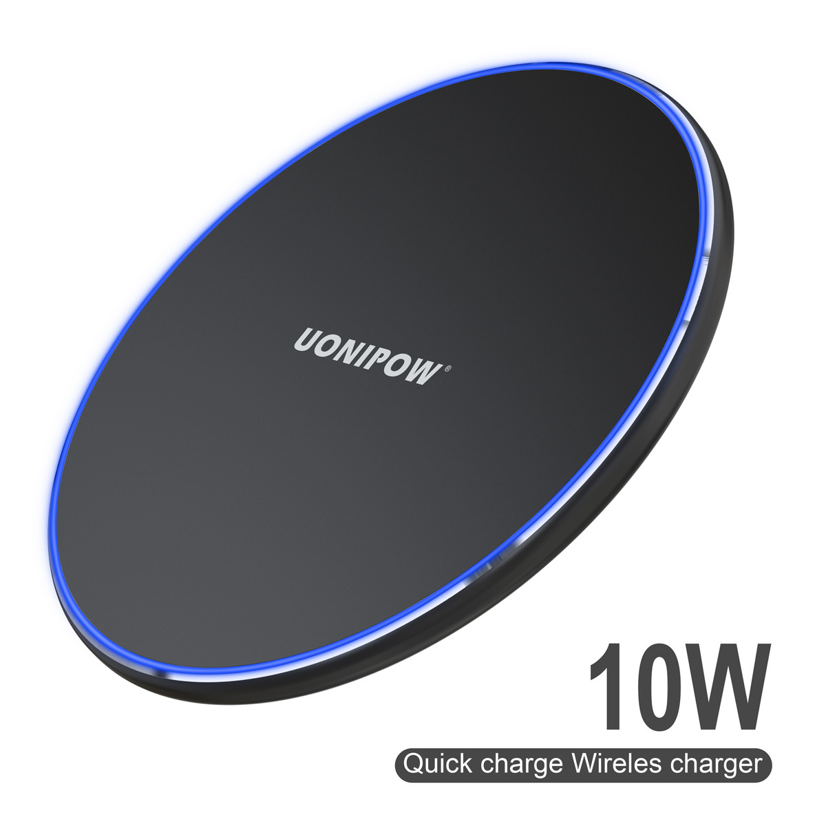 2020 New Product Hot Sale LED Display Fast Charging Wireless Charging Pad 10w Qi Wireless Charger