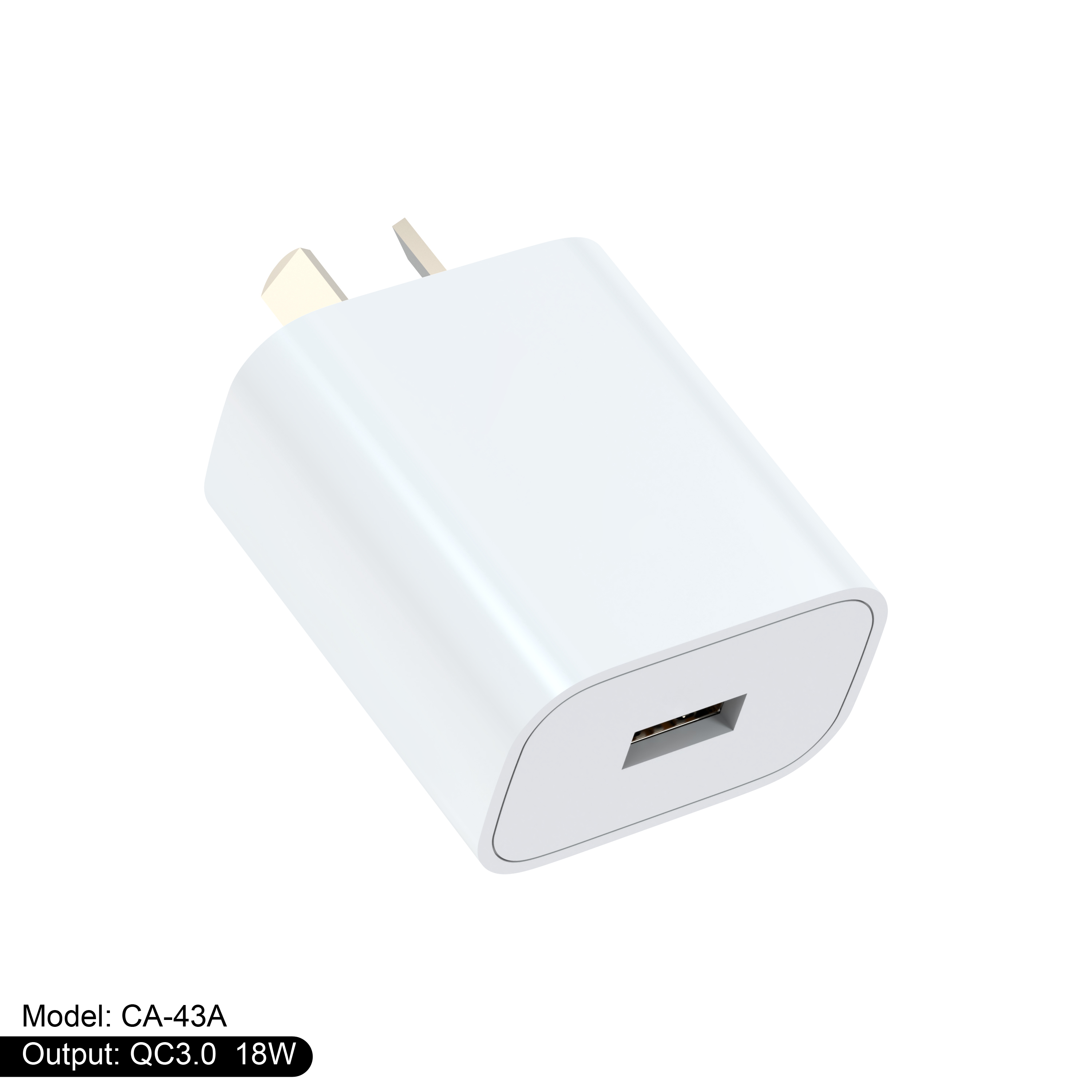 18W USB wall charger QC 3.0 fast charging
